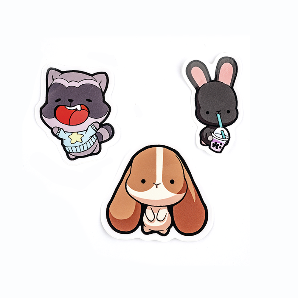 Sticker Pack- Jiji, Oak and Milo!